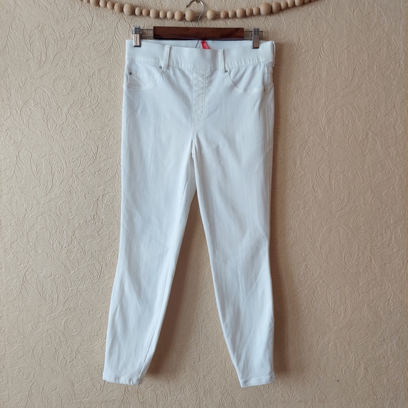 Spanx Jean-ish White Jeggings Medium Petite - Picture 2 of 10